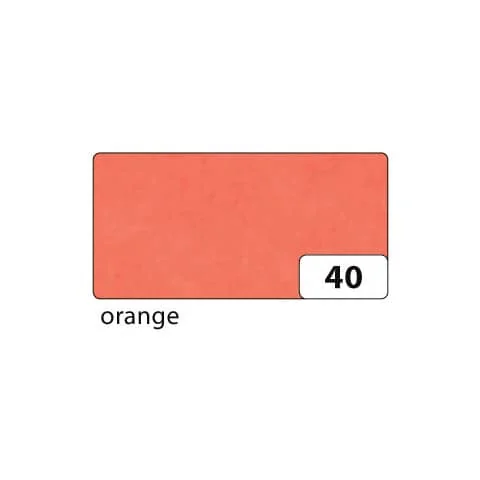 folia Transparentpapier, 700 x 1.000 mm, 42 g/qm, orange (EAN: 4001868825404)