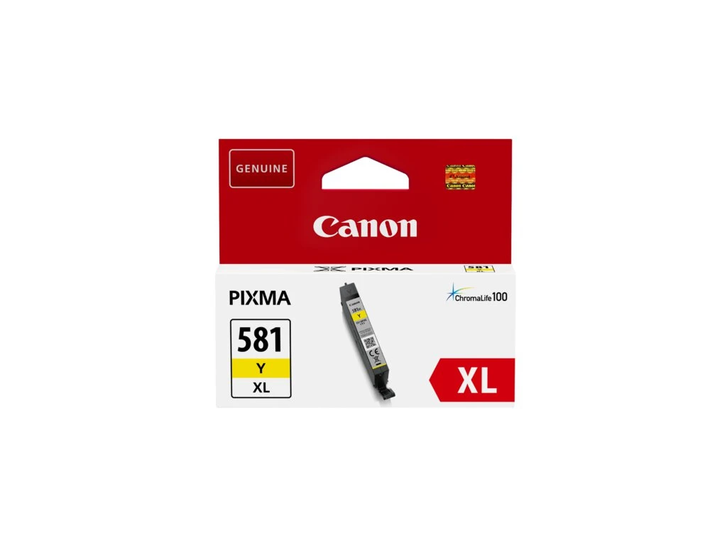 Canon Tinte CLI-581XL für Canon Pixma TS-Serie, gelb (EAN: 4549292087031)