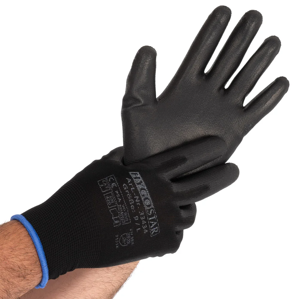 HYGOSTAR Feinstrickhandschuh Black Ace Touch, L, schwarz (EAN: 4015544334340)