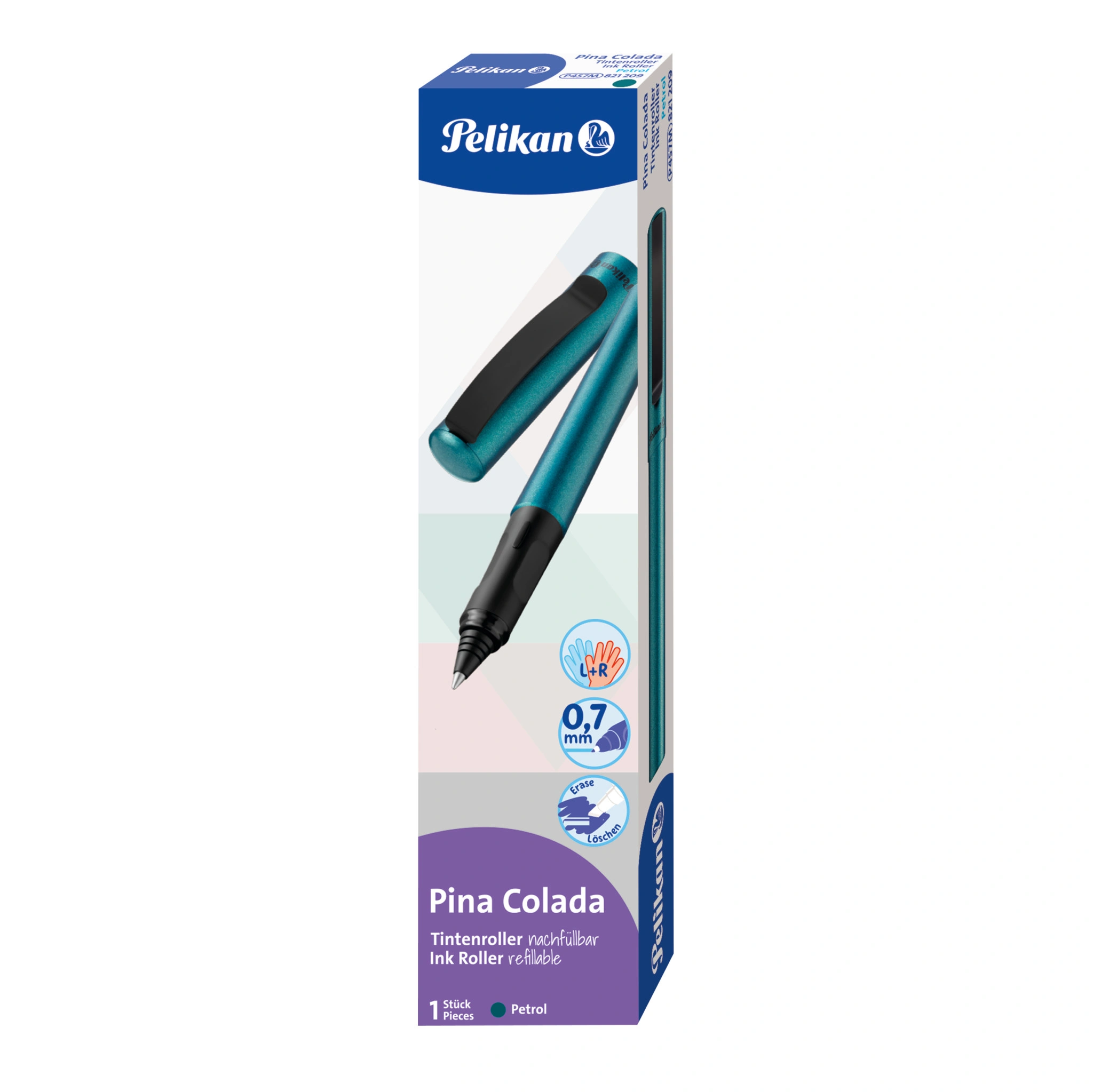 Pelikan Tintenroller Pina Colada, petrol-metallic (EAN: 4012700821201)