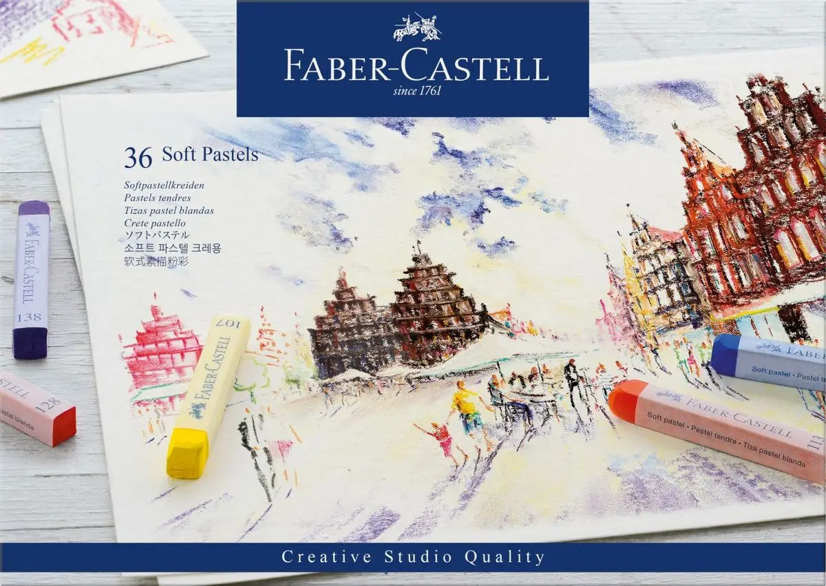 FABER-CASTELL Softpastellkreiden STUDIO QUALITY, 36er Etui (EAN: 4005401283362)