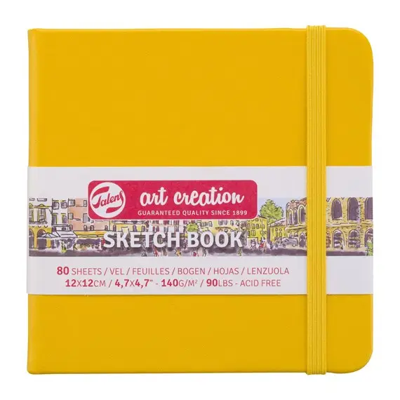 ROYAL TALENS Skizzenbuch Art Creation, 120 x 120 mm, gelb, gelb golden yellow (EAN: 8712079451684)