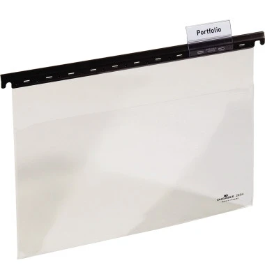 DURABLE Hängehefter, DIN A4, transparent, 60 mm Rastreiter (EAN: 4005546201566)