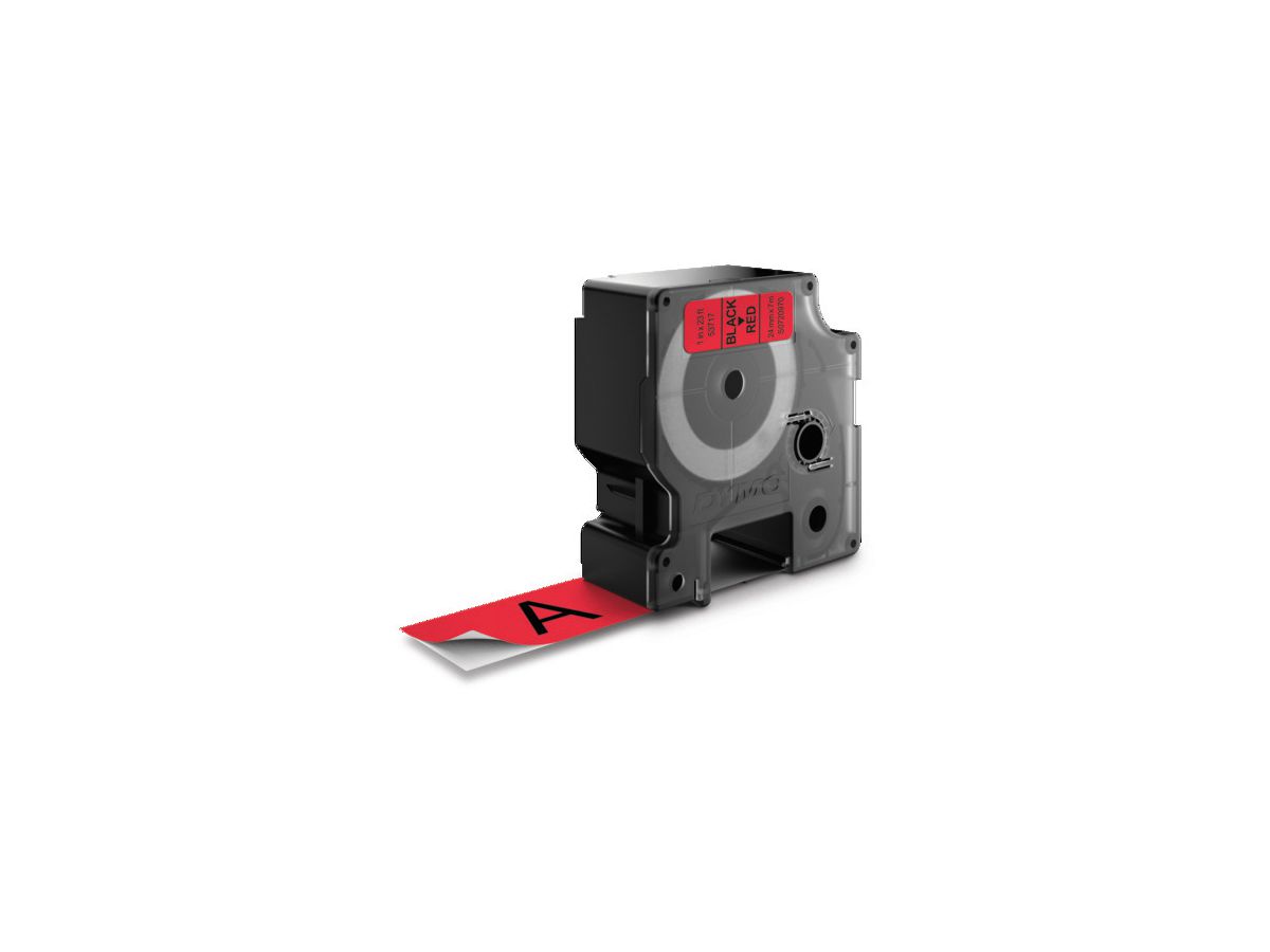 DYMO D1 Schriftbandkassette schwarz/rot, 24 mm x 7 m (EAN: 5411313537179)