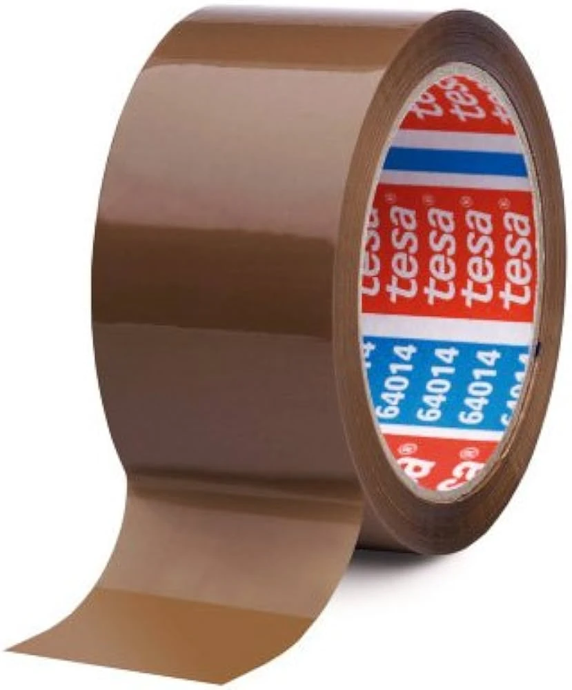 tesa Verpackungsklebeband 64014, 50 mm x 66 m, braun (EAN: 4042448029386)