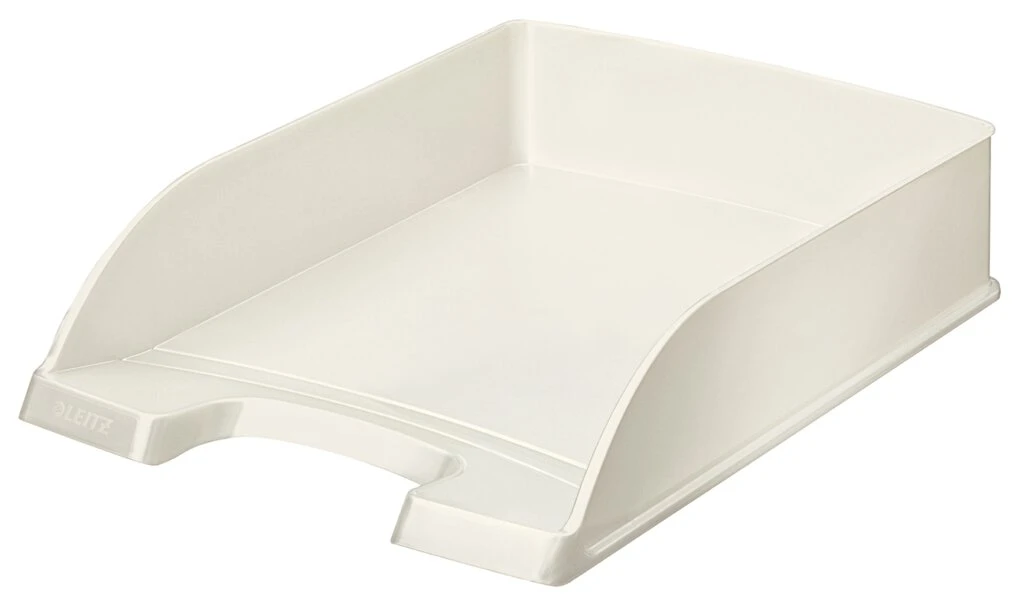 LEITZ Briefablage Plus WOW, A4, Polystyrol, perlweiß (EAN: 4002432394449)
