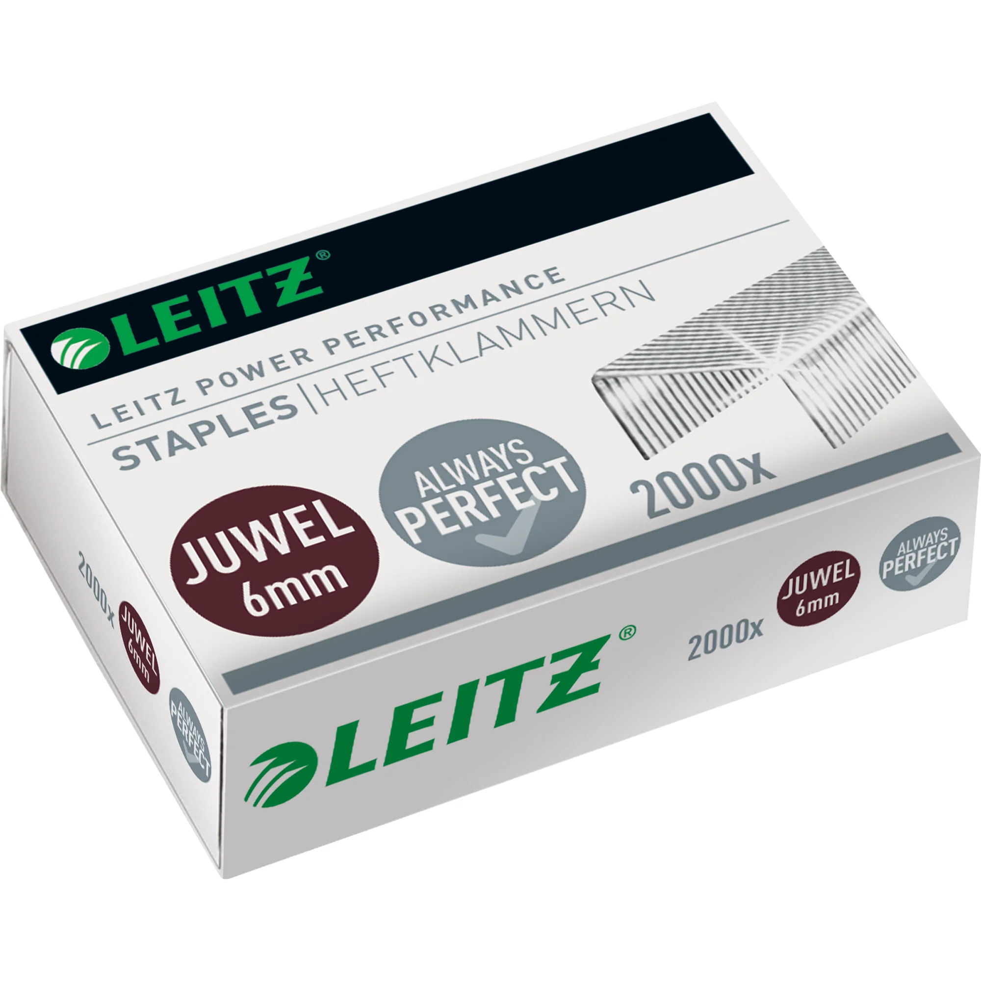 LEITZ Heftklammern JUWEL, verzinkt, 6 mm (EAN: 4002432396702)