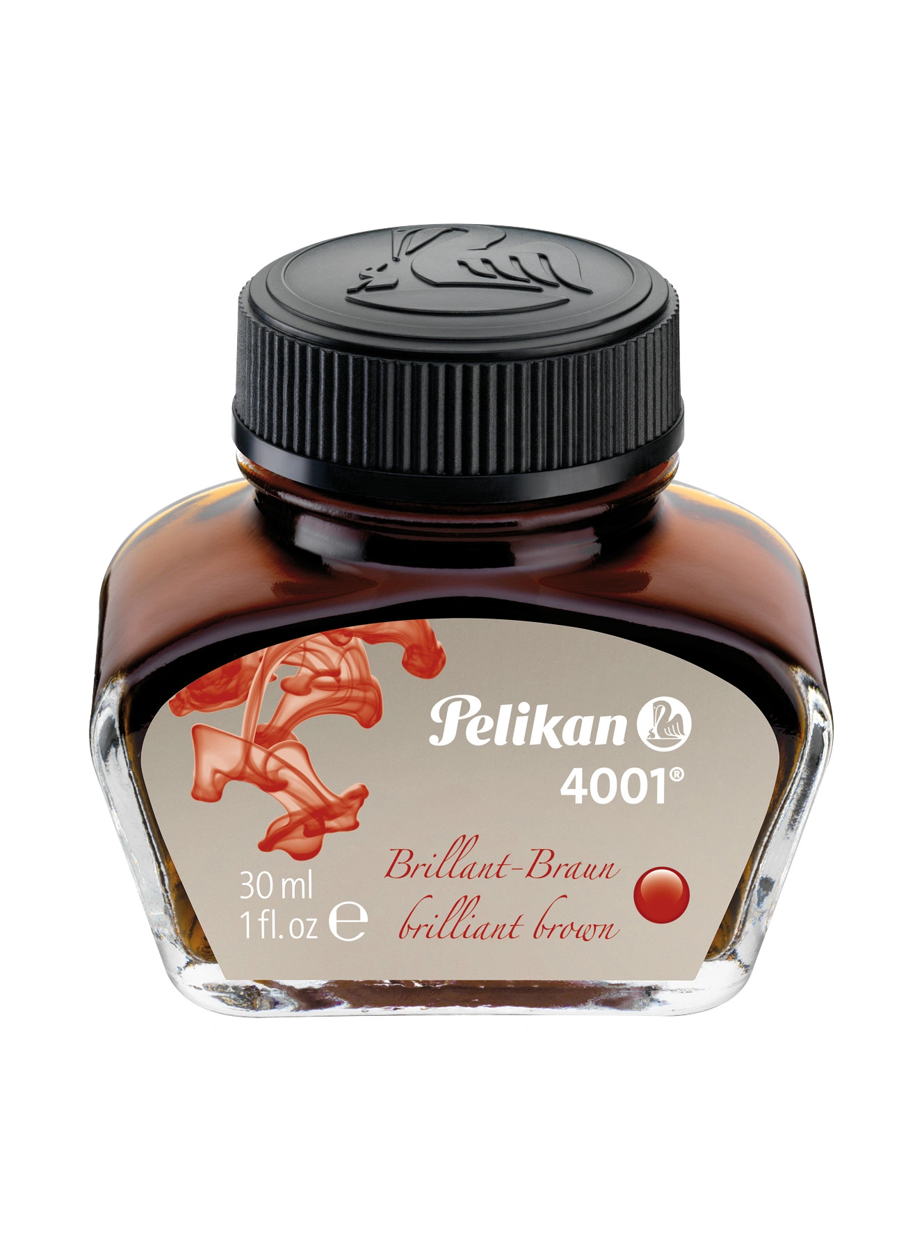 Pelikan Tinte 4001 im Glas, braun, Inhalt: 30 ml (EAN: 4012700311900)
