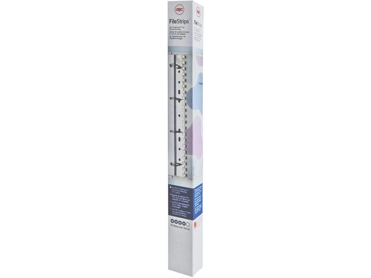 GBC Abheftstreifen FileStrips für ClickBind- und Draht- (EAN: 0013465184994)