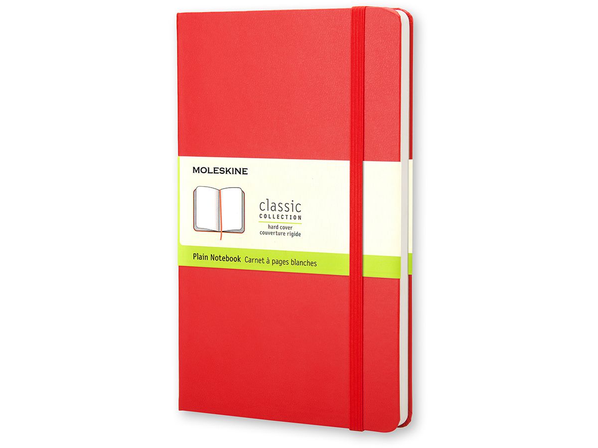 MOLESKINE Notizbuch, P/A6, blanko, Hardcover, hellrot (EAN: 9788862930024)