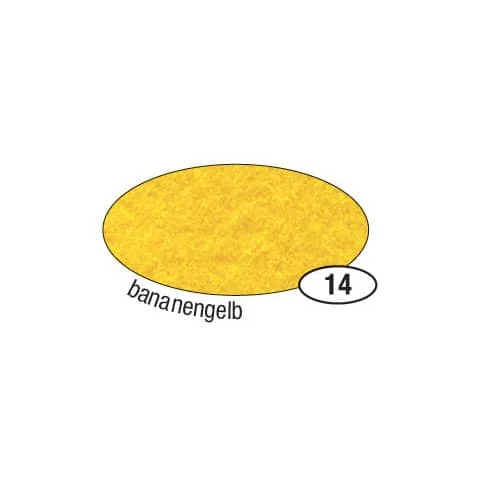 folia Bastelfilz, (B)200 x (H)300 mm, 150 g/qm, bananengelb (EAN: 4001868524147)