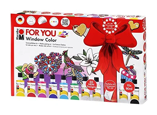Marabu Window Color "fun & fancy", Set FOR YOU (EAN: 4007751580641)
