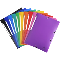 EXACOMPTA Eckspannermappe, DIN A4, PP, farbig sortiert (EAN: 3130630558002)