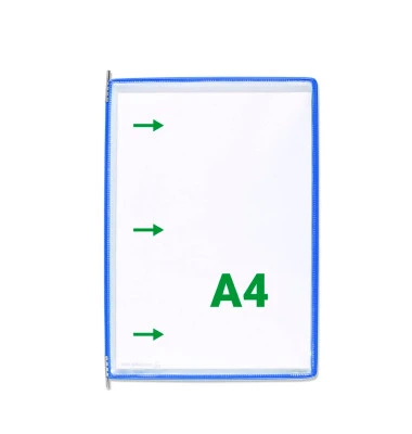 djois by tarifold Drehzapfentafel, DIN A4, blau (EAN: 3377991141010)