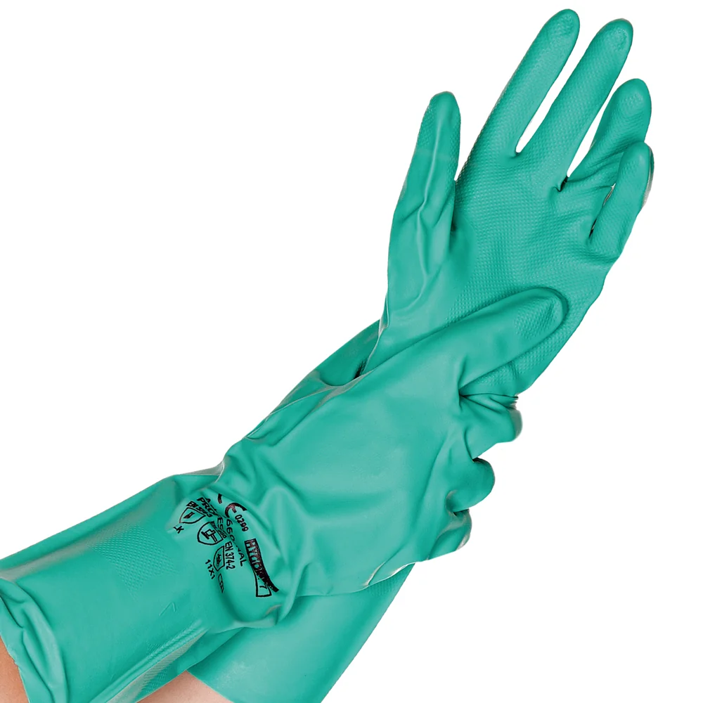 HYGOSTAR Chemikalien-Schutzhandschuh Professional, S, grün (EAN: 4015544266603)