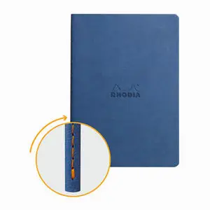 RHODIA Notizheft RHODIARAMA, DIN A5, liniert, saphirblau (EAN: 3037921164082)