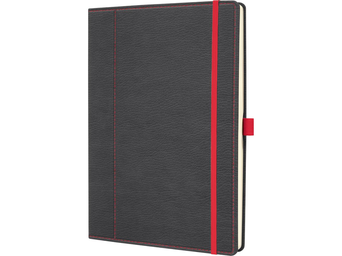 sigel Notizbuch Conceptum Design Casual, DIN A4, grau/rot (EAN: 4004360789359)