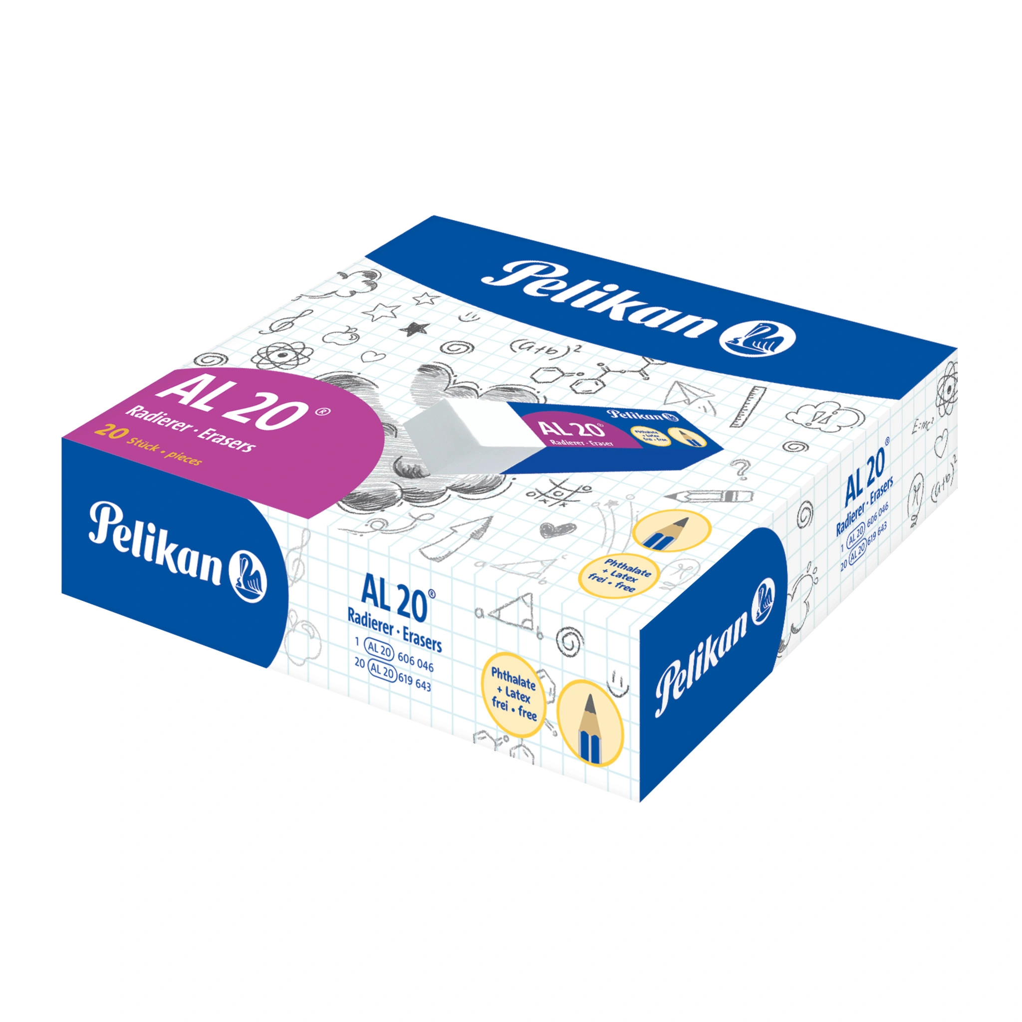 Pelikan Kunststoff-Radierer AL 20 (EAN: 4012700619648)