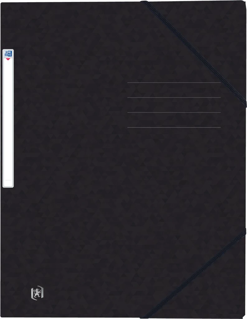 Oxford Eckspannermappe Top File+, DIN A4, schwarz (EAN: 3045050410734)
