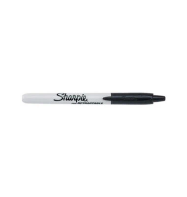 Sharpie Permanent-Marker RT, Rundspitze, schwarz (EAN: 3501170818442)