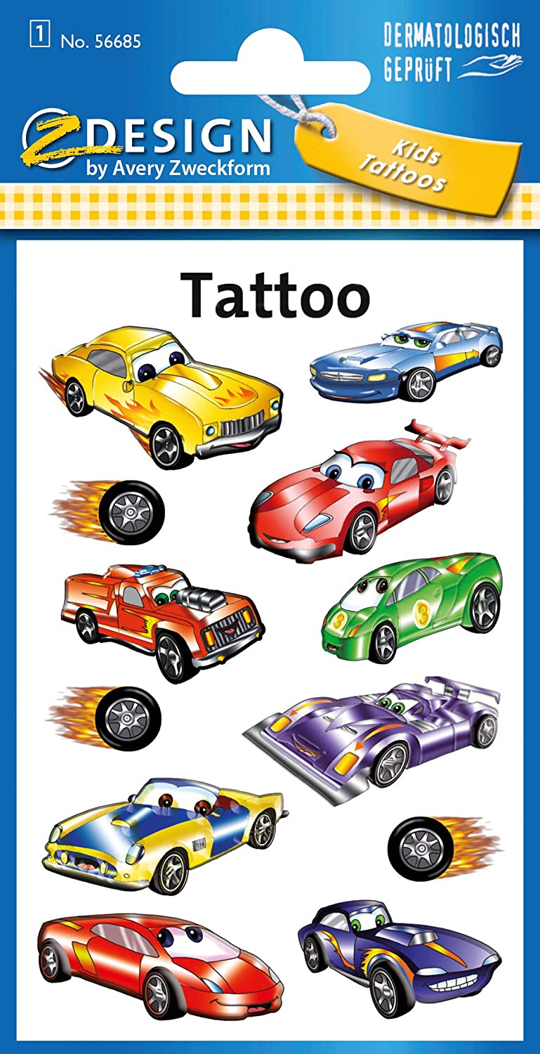 ZDesign KIDS Kinder-Tattoos "Autos" (EAN: 4004182566855)