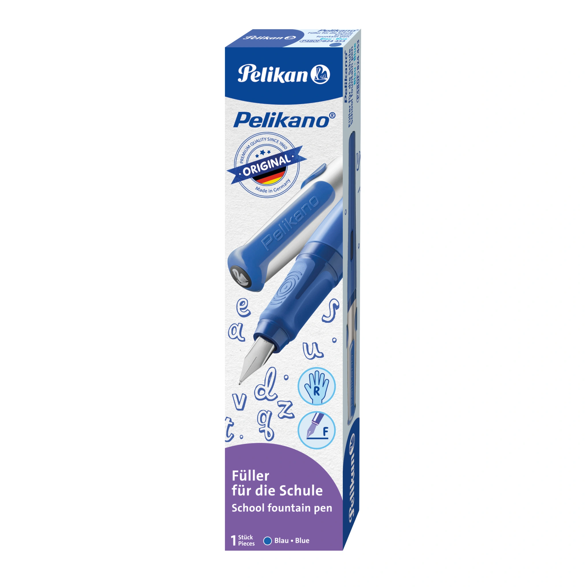 Pelikan Füllhalter Pelikano Original P480F, blau (EAN: 4012700824455)
