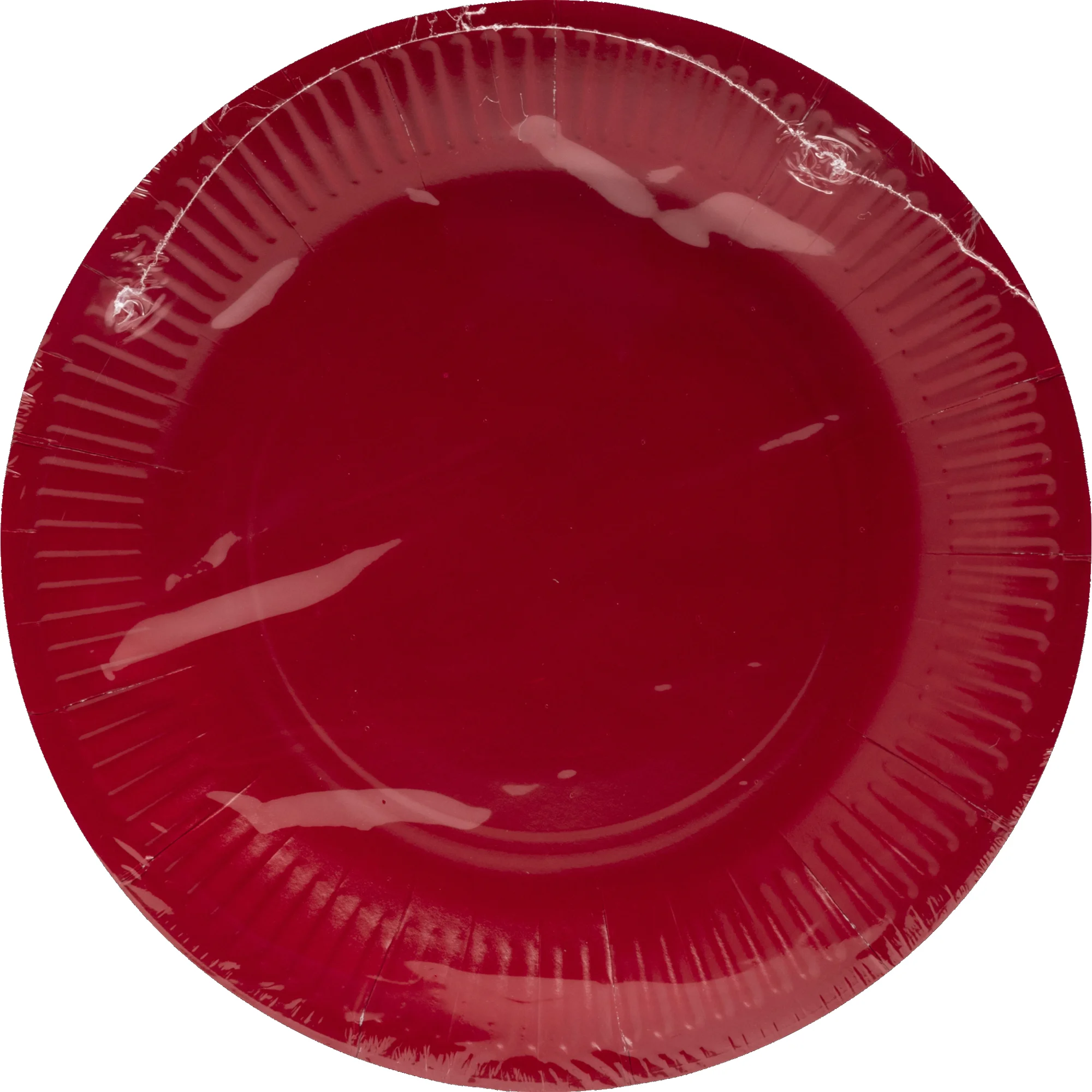 PROnappe Papp-Teller, rund, 230 mm, rot (EAN: 3281510792150)
