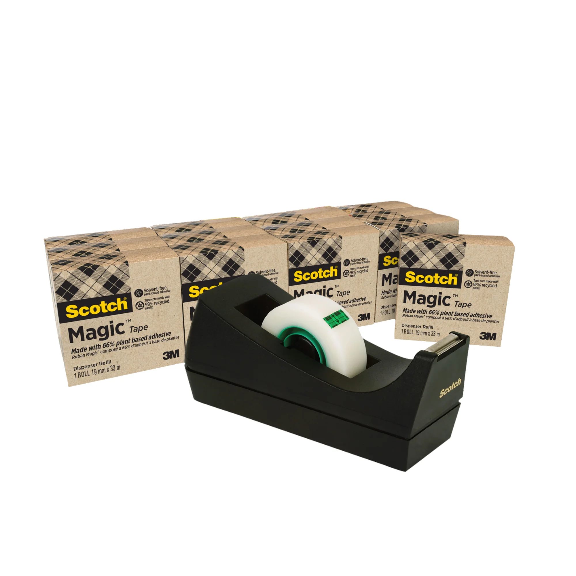 Scotch Tischabroller C38, inkl. 14 Rollen Klebefilm, schwarz (EAN: 4046719349302)