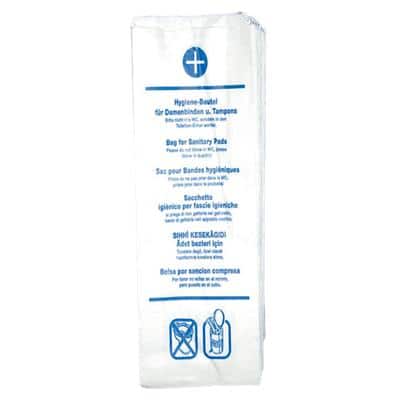 HYGOSTAR Papier-Hygienebeutel, bedruckt, weiß (EAN: 4015544322880)