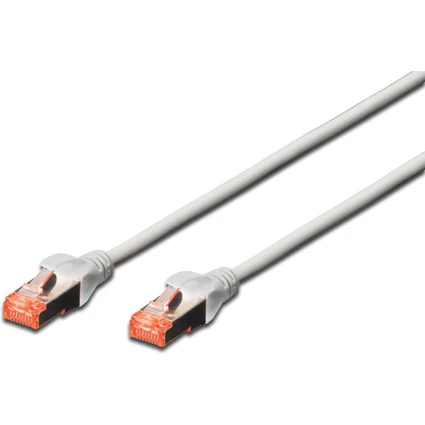 DIGITUS Patchkabel, Kat. 6, S/FTP, 0,25 m, grau (EAN: 4016032321477)