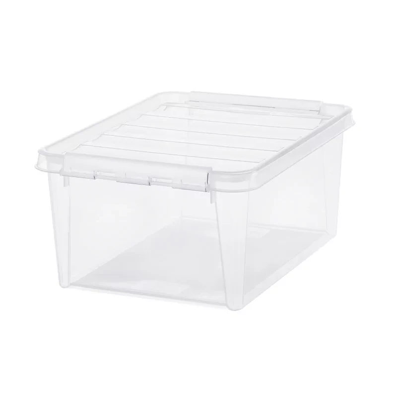 smartstore Aufbewahrungsbox CLASSIC 14 L, Clips: weiß, transparent, weiß (EAN: 7332462056947)