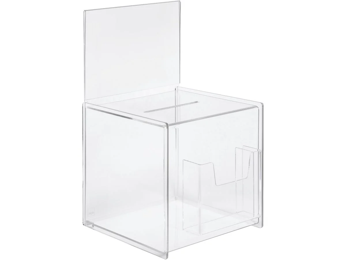 sigel Aktionsbox, Acryl, (B)210 x (T)210 x (H)360 mm, glasklar (EAN: 4004360832505)