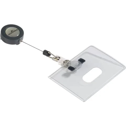 DURABLE Namensschild, aus flexiblem PVC, 85 x 54 mm (EAN: 4005546804187)