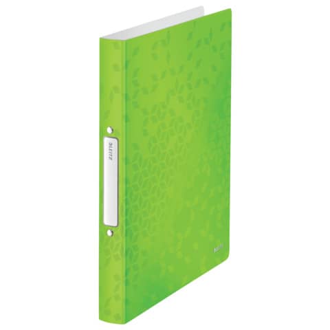 LEITZ Ringbuch WOW, DIN A4, PP, grün, 2 Ringe (EAN: 4002432123315)