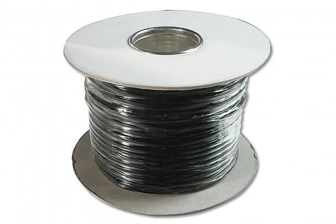 DIGITUS Telefonkabel, 4-adrig, flach, schwarz, 100,0 m (EAN: 4016032329855)