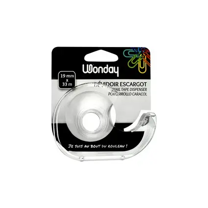 Wonday Handabroller, transparent, aus Kunststoff, unbestückt (EAN: 3701254701947)