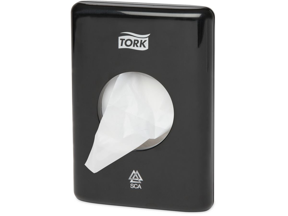 TORK Hygienebeutelspender ELEVATION, Kunststoff, schwarz (EAN: 7322540557978)
