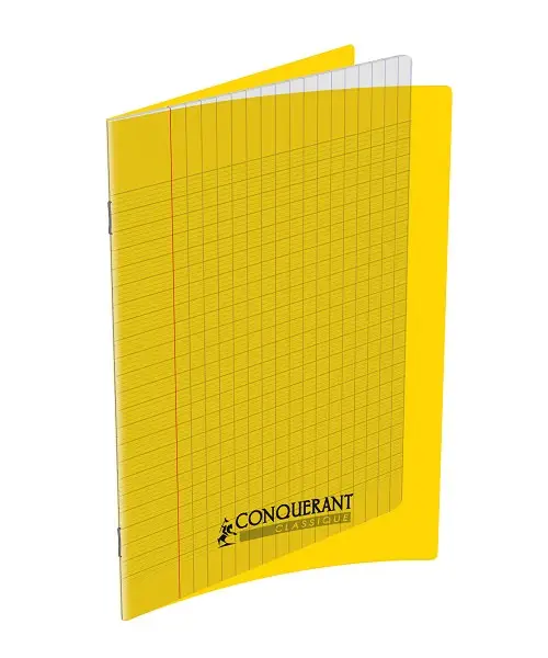 CONQUERANT CLASSIQUE Notizbuch 170 x 220 mm, Seyès, gelb (EAN: 3020120203928)