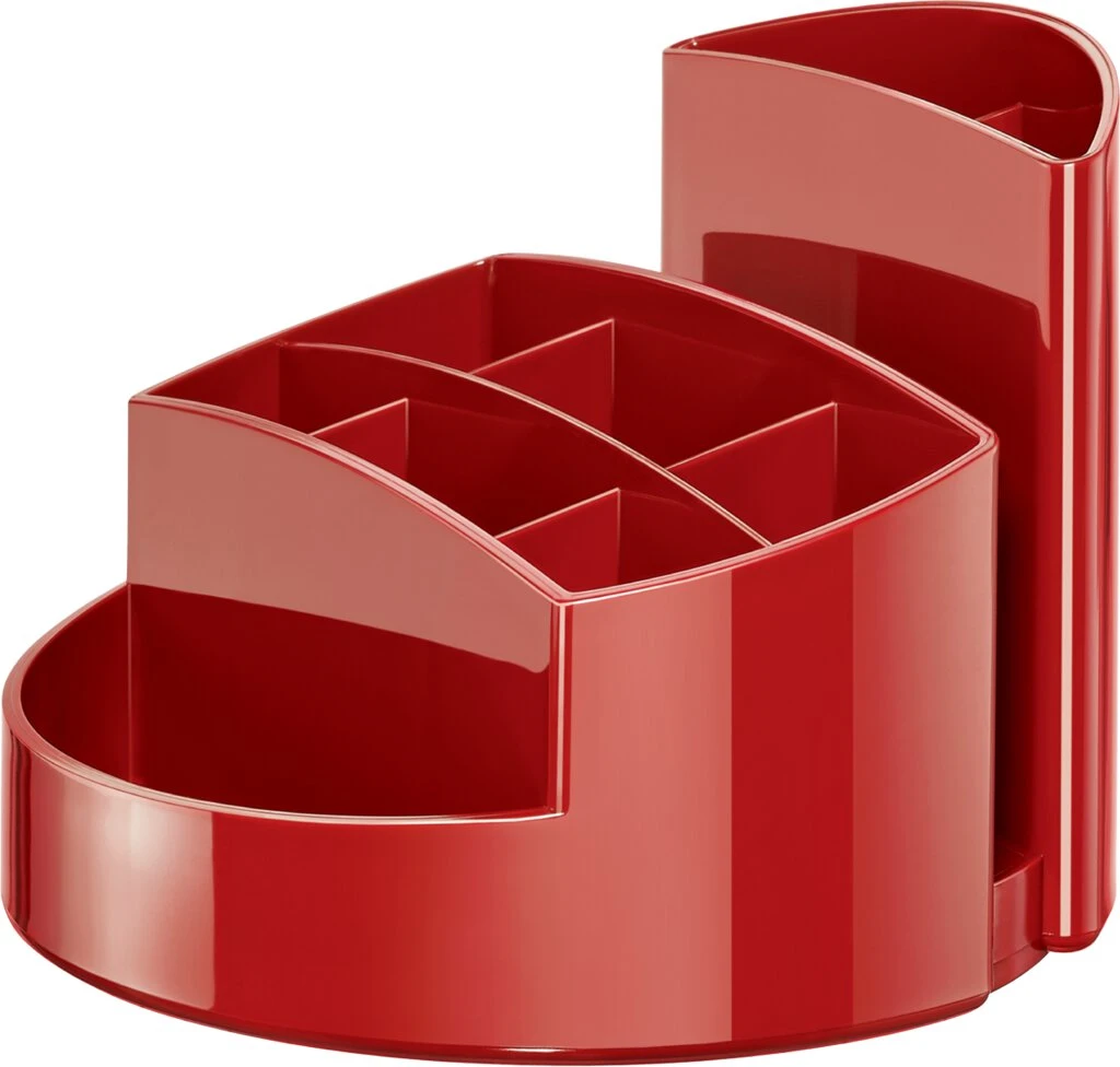 HAN Multiköcher RONDO, Polystyrol, 9 Fächer, rot (EAN: 4012473990449)