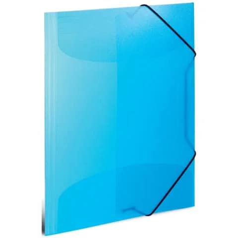 HERMA Eckspannermappe, PP, DIN A4, hellblau-transluzent (EAN: 4008705195065)