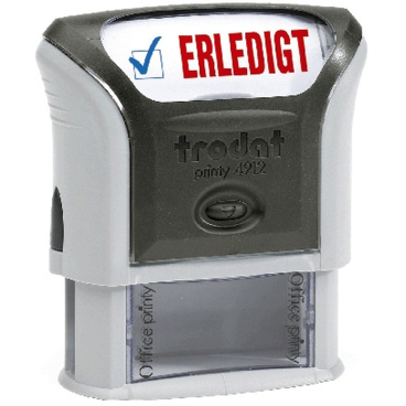 trodat Textstempelautomat Office Printy 4.0 4912 "ERLEDIGT" (EAN: 0092399489689)