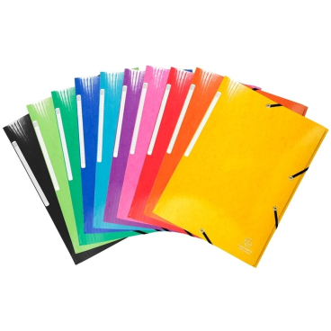 EXACOMPTA Eckspannermappe Iderama, A4, Karton, sortiert (EAN: 3130630559290)