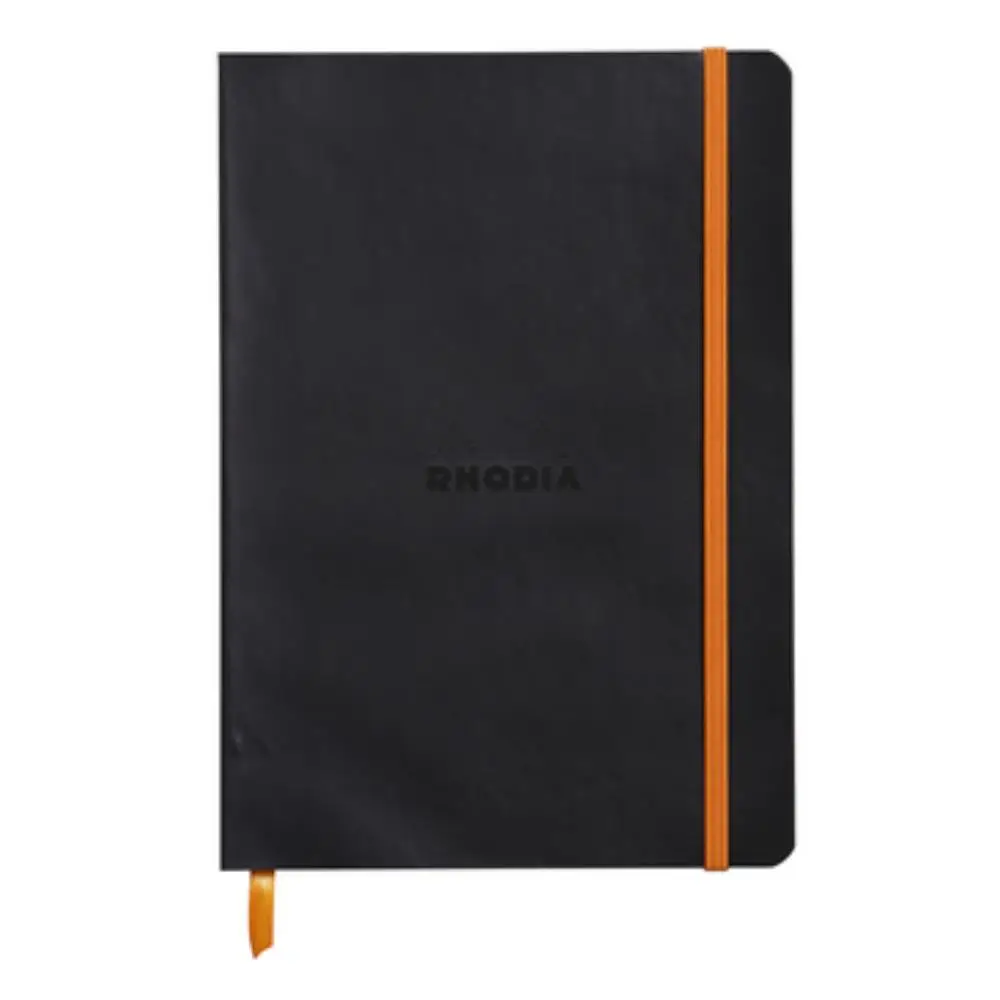 RHODIA Notizbuch RHODIARAMA, DIN A5, liniert, schwarz (EAN: 3037921174029)