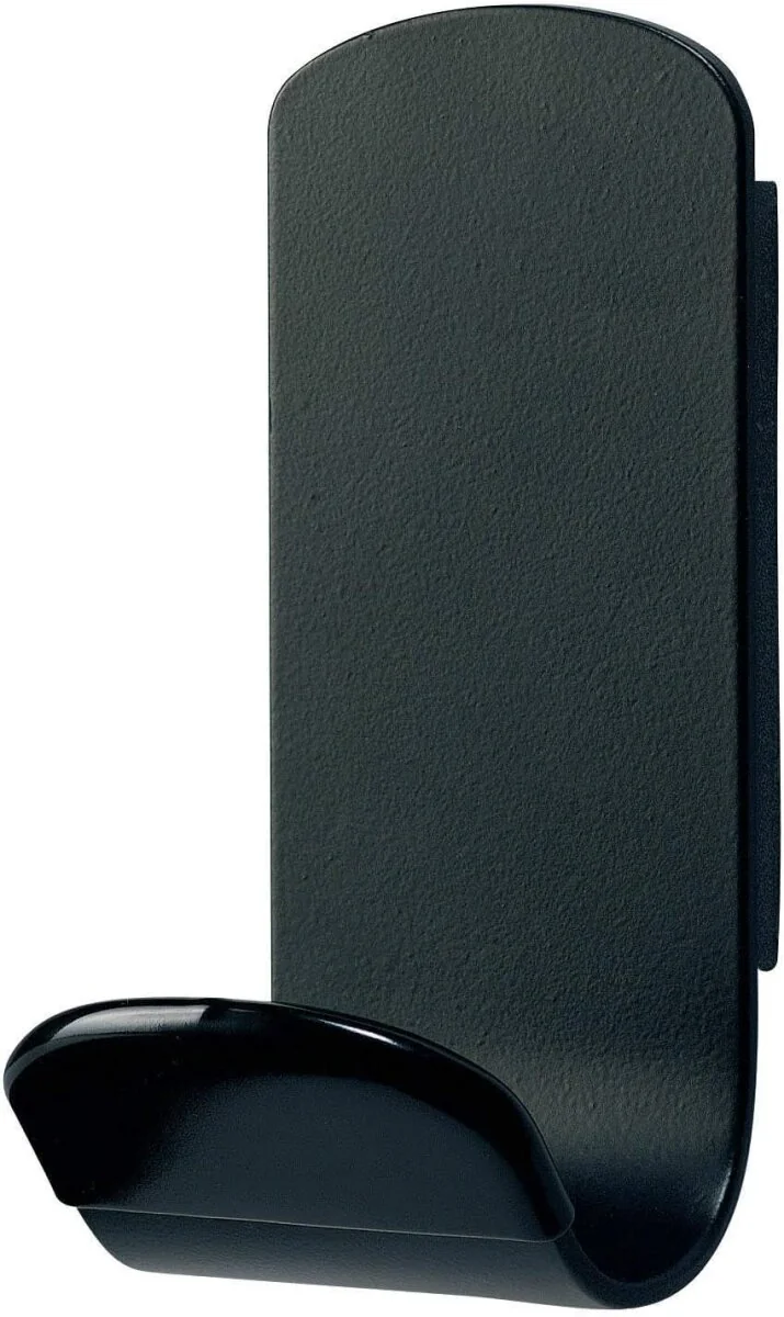 UNiLUX Garderobenhaken "STEELY", magnetisch, schwarz (EAN: 3595560004874)