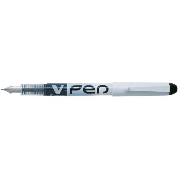 PILOT Einweg-Füllhalter V-Pen, Federbreite: 0,5 mm, blau (EAN: 4902505326530)