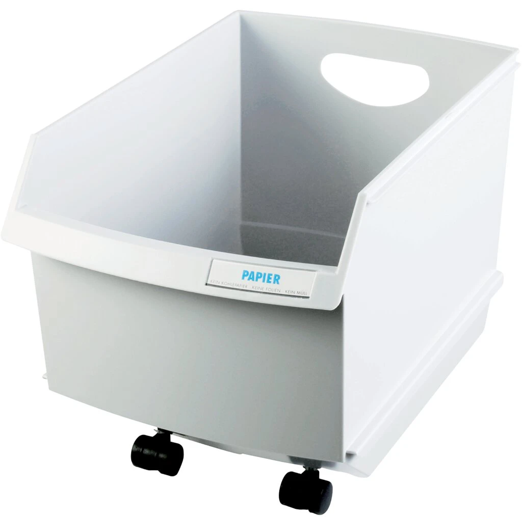 HAN Papierkorb LOGO-DRIVE, Polystyrol, 25 Liter, lichtgrau (EAN: 4012473184916)
