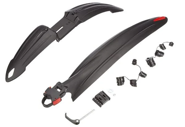 FISCHER Fahrrad-Spritzschutz-Set 26"-29" (66,04 - 73,66 cm) (EAN: 4008153859687)