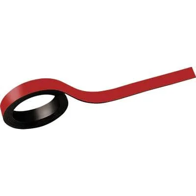 MAUL Magnetstreifen, (B)10 mm (L) 1.000 mm, rot (EAN: 4002390024525)