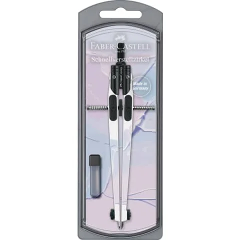 FABER-CASTELL Schnellverstellzirkel DARK & BRIGHT, sortiert (EAN: 4005405744449)