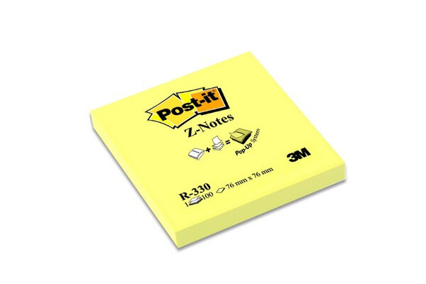 Post-it Haftnotizen z-notes, 76 x 76 mm, kanariengelb (EAN: 3134375014304)